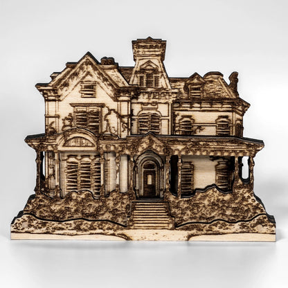 Claremont House Wooden Replica – Inspired by Stranger Things™