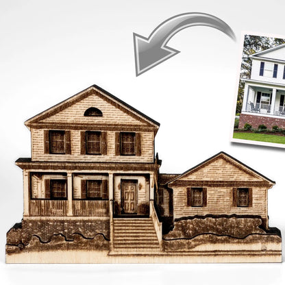 Custom Real Estate Closing Gift – Handcrafted from Your Photo