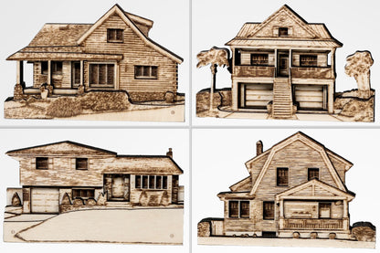 Custom Wooden Home Replica – Crafted from Your Photo