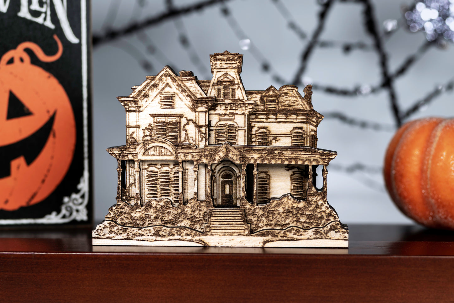 Claremont House Wooden Replica – Inspired by Stranger Things™