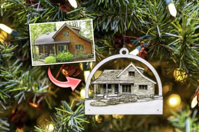 Custom House Ornament from Your Photo